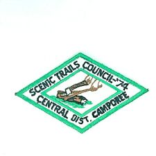 1974 Central District Camporee Scenic Trails Council Patch Michigan Scouts BSA picture