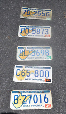 West Virginia license plates FOUR PLATES NOT 5   with some registrations picture