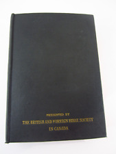 The Holy Bible The British and Foreign Bible Society in Canada 1956 Vintage picture