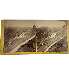 Antique Stereoview Card, Mt Hoffman Yosemite California Late 1800s picture