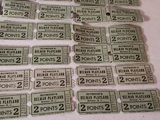 36 Lot Rare Vintage 2 Point Arcade Tickets Seymour's Playland Belmar New Jersey  picture