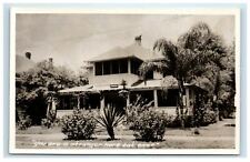1950s Real Photo Orlando FL House Postcard The Pierces at Nyehurst Jackson St. picture