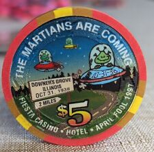 Fiesta Casino $5 The Martians Are Coming April Fools 1997 Chip Las Vegas NV picture