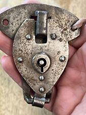 Vintage Antique Old Pat. 1887 Trunk Lock With Key picture
