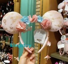 Disney 2023 authentic Flower Minnie Mouse Ear Headband Shanghai disneyland picture