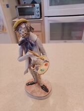 VERY VERY RARE Capadimonte one of a kind porcelain figurine. Artist painter. picture
