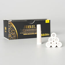 JIBILL 50pcs 7mm Activated Carbon Filters For Rolling Tobacco Smoking Pipe picture
