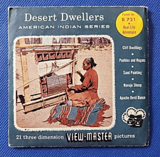 B721 Desert Dwellers 771-A B C Riders of the Desert view-master 3 Reels Packet picture