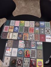 Lot #4 -  45 Different Poker Size SINGLE SWAP Playing Cards Some  Novelty Unique picture