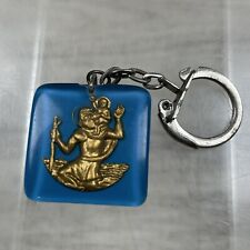 Vintage St Christopher Keychain Traveling Protection Gift picture