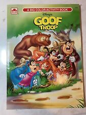 Golden Big Color Activity Book Disney Goof Troop 2978 UNUSED Coloring picture