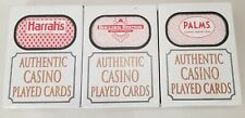 Las Vegas Style Casino Played Card Deck HARRAH'S - PALMS - BOULDER STATION picture