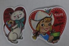 25 RANDOMS vintage-STYLE valentine card-STYLE sticker lot  picture