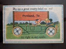 Dis iss a great country Portland, ME iss right in der middle - 1914, Rough Edges picture