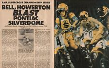 1980 Pontiac Silverdome AMA Supercross - 7-Page Vintage Motorcycle Article picture