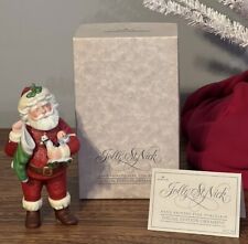Jolly St Nick 1986 Hallmark Special Ed. Porcelain Christmas Ornament/Figurine picture