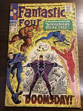 Fantastic Four 59 Dr. Doom, Silver Age 12 Cent Marvel Stan Lee Jack Kirby FN/VF picture