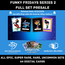 Topps Disney Collect FUNKY FRIDAYS Series 2 - Full Set PRESALE - All EPIC SR R++ picture