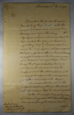 Jeffrey Amherst - Letter Signed in 1780 - re/ Great Siege of Gibraltar - JSA LOA picture