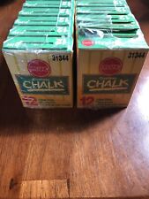 VINTAGE Prang Hygieia Yellow 31344 Dustless Board Chalk (2) 12 Box Cases Sealed picture