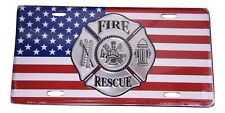 Fire Rescue American Flag Firefighter 6