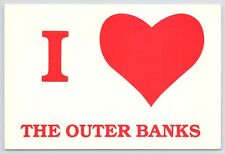 Outer Banks North Carolina~I Heart Outer Banks~Continental Postcard picture