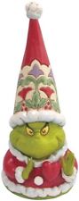 Jim Shore Dr Seuss Grinch Gnome With Large Heart Christmas Figurine New 6009200 picture