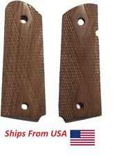 WWII US Army Original M1911 /1911 .45 Colt Walnut Wood Pistol Grips Reproduction picture