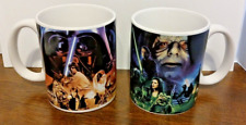 Star Wars  set of 2 New Hope and Return of the Jedi Classic Mugs used picture