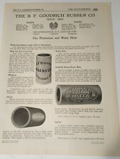 1923 print ad B.F. GOODRICH RUBBER COMPANY Fire  & water hoses Akron Hose works picture