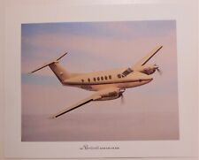 Airplane Aviation Color Photo Print THE BEECHCRAFT SUPER KING AIR B200    8