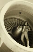 Vintage Flight Attendant Stewardess Photo 1679 Oddleys Strange & Bizarre picture