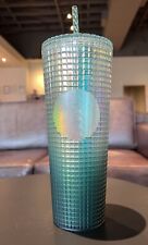 *New* Winter 2023 Starbucks 24oz Jeweled Cold Cup - Green Ombre picture
