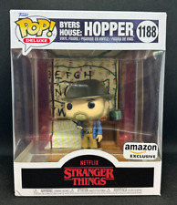 Funko Pop Hopper Byers House 1188 Stranger Thing Amazon Exclusive Deluxe Figure picture