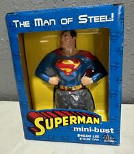 Superman Mini-Bust DC Direct The Man Of Steel Tim Bruckner Sculptor 2003 picture