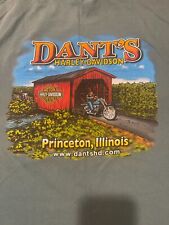 DANTS Harley Davidson XL T Shirt Princeton Il NEW picture