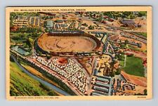 Pendleton OR-Oregon, Aerial Mainliner View, Antique, Vintage Postcard picture