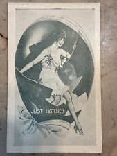 Beautiful Lady- Glamour French Fashion -Original Vintage Postcard—1906 picture