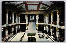 Jefferson Hotel View of Grand Staircase Richmond VA Virginia 1908 Postcard  picture