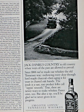 1987 Jack Daniel's Vintage Truck'n Old Country Road Original Print Ad 1/2 pg picture