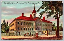 Philadelphia Pennsylvania Old Walnut Street Prison Historic DB Postcard picture