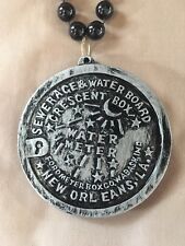 NEW ORLEANS SEWERAGE AND WATER BOARD METER NEW ORLEANS MARDI GRAS BEADS picture