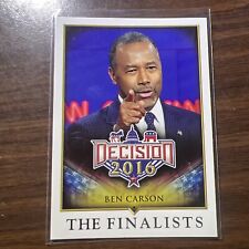Decision 2016 The Finalists Ben Carson Trading Card # 77 picture