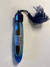Antique Art Deco Evening In Paris Perfume Blue Glass Vial Bottle Bourjois NY picture