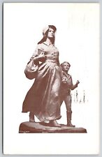 Pioneer Woman Statue Ponca City Oklahoma Monument Historic Sculpture Postcard picture