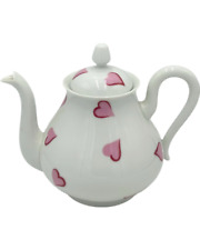 D. Porthault Paris Teapot Les Coeurs Pink Hearts Porcelain Limoges picture
