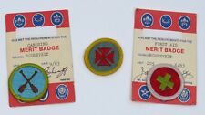 Vintage 1980's Boy Scouts Of America Merit Badges * 3 Badges * Ships Free picture