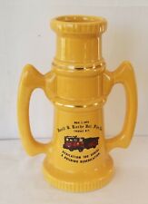 Thiells NY 1975 Fire Dept. Engine Co. Yellow Mug Stein Ceramic picture