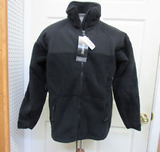 US Military Black Polartec Fleece Jacket Shirt Classic 300 Cold Weather Small picture