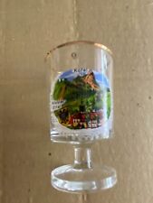 Vintage German Shot Glass Vintage Kloster Ettal Kofel  W. Germany Beer Tasting picture